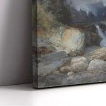 Canvas print Mountain scenery, Moran T