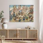 Canvas print The Battle of Kalambaka, Theofilos