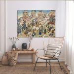 Canvas print The Battle of Kalambaka, Theofilos