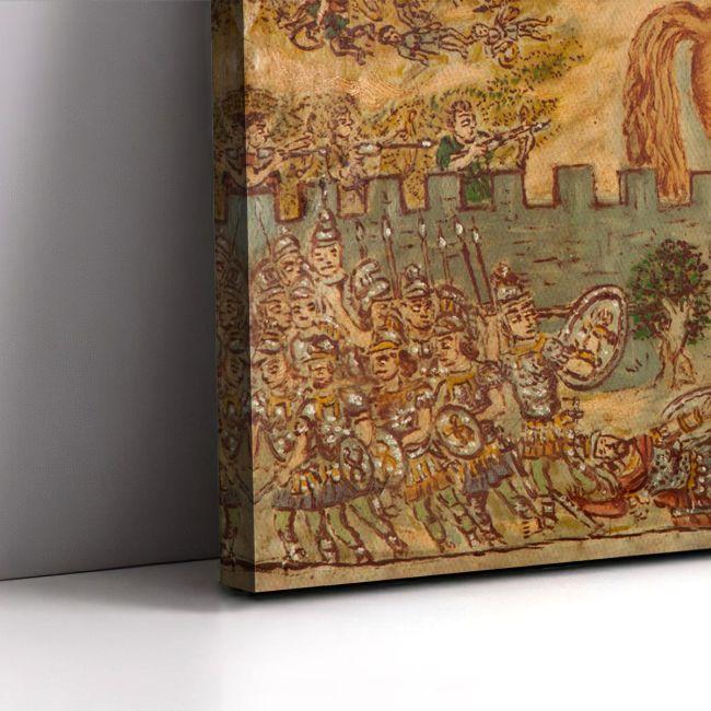 Canvas print Trojan horse, Theophilos
