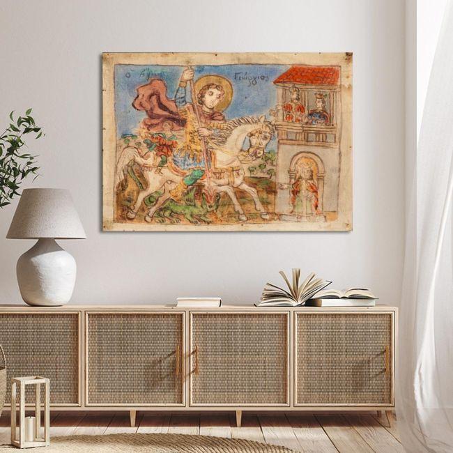 Canvas print Saint George, Theofilos