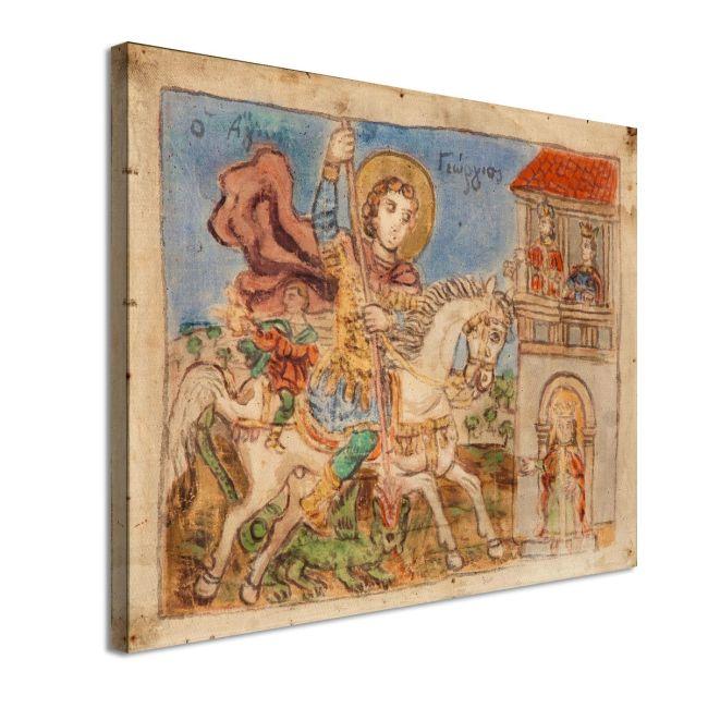 Canvas print Saint George, Theofilos