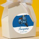 Sticker label, Vespa Boy