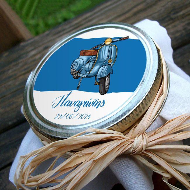 Sticker label, Vespa Boy