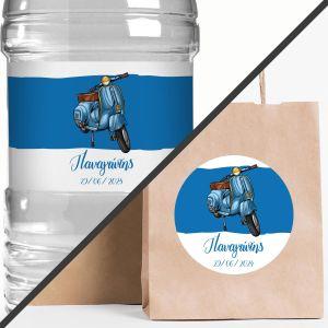 Sticker label, Vespa Boy