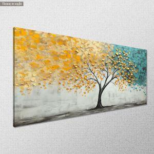 Canvas print Fall is here panoramic Framed canvas View 1 2