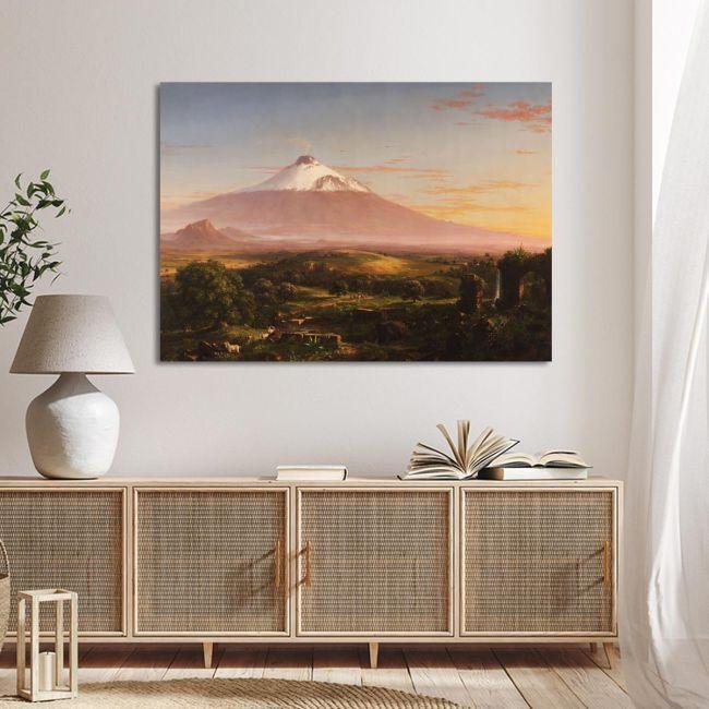 Canvas print View of Mount Etna, Thomas Cole