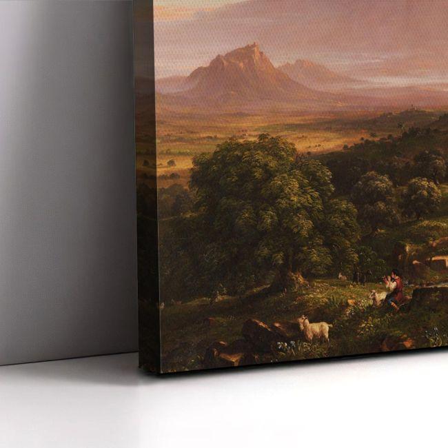 Canvas print View of Mount Etna, Thomas Cole
