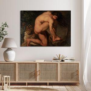 Canvas print The wounded Philoctetes Nicolai Abildgaard Framed canvas View 1 2