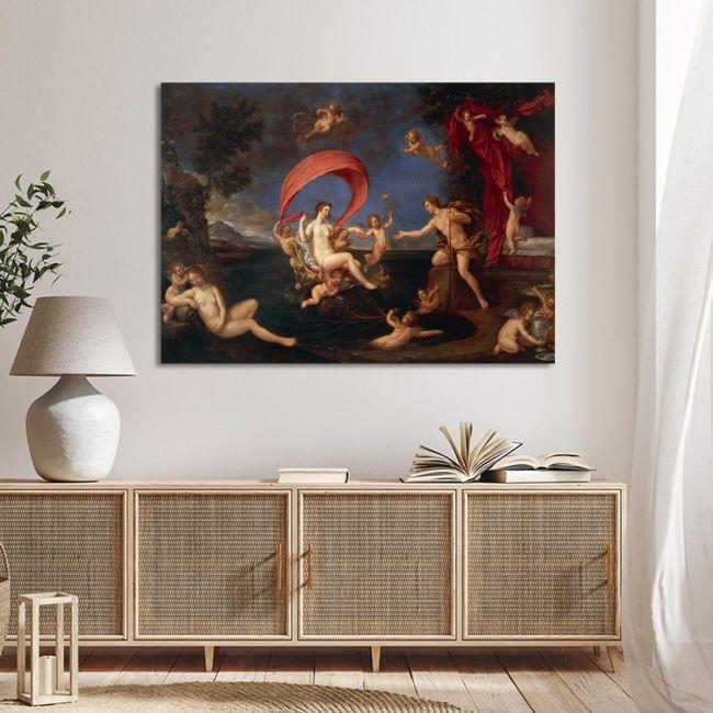 Canvas print The wedding of Peleus and Thetis, Francesco Albani