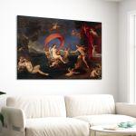 Canvas print The wedding of Peleus and Thetis, Francesco Albani