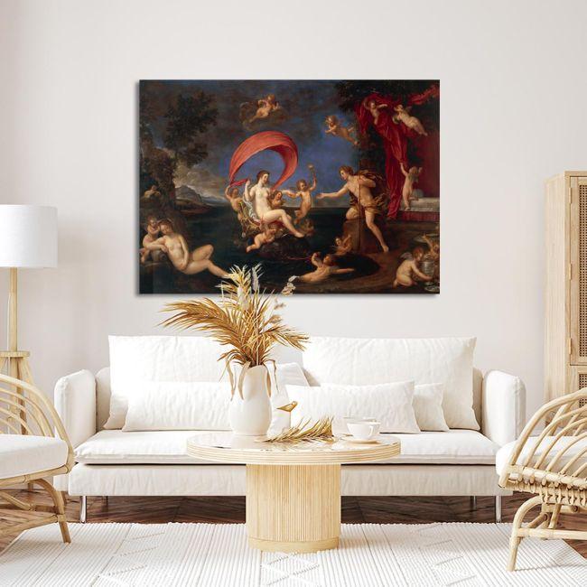 Canvas print The wedding of Peleus and Thetis, Francesco Albani