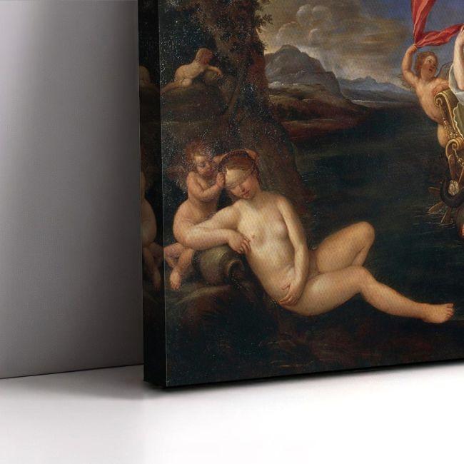 Πίνακας σε καμβά The wedding of Peleus and Thetis Francesco Albani  Αφίσα πόστερ με μαύρη κορνίζα