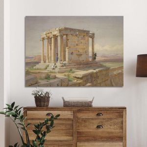Πίνακας σε καμβά The temple of Athena Nike Carl Werner Καμβάς τελαρωμένος