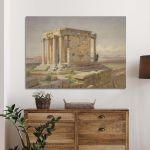 Πίνακας σε καμβά The temple of Athena Nike Carl Werner Καμβάς τελαρωμένος