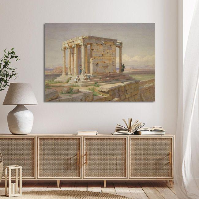 Πίνακας σε καμβά The temple of Athena Nike Carl Werner Καμβάς τελαρωμένος