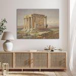 Canvas print The temple of Athena Nike, Carl Werner