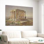 Canvas print The temple of Athena Nike, Carl Werner