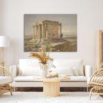 Πίνακας σε καμβά The temple of Athena Nike Carl Werner Καμβάς τελαρωμένος