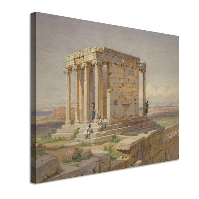 Canvas print The temple of Athena Nike, Carl Werner