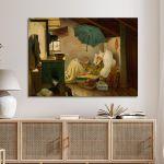 Canvas print The poor poet, Carl Spitzweg
