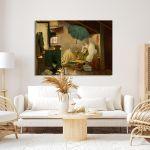 Πίνακας σε καμβά The poor poet Carl Spitzweg Καμβάς τελαρωμένος