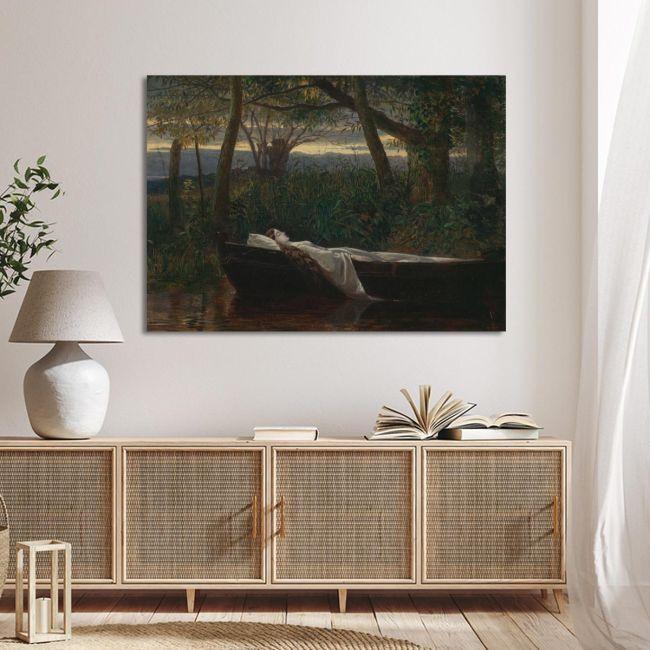 Canvas print The Lady of Shalott, Walter Crane