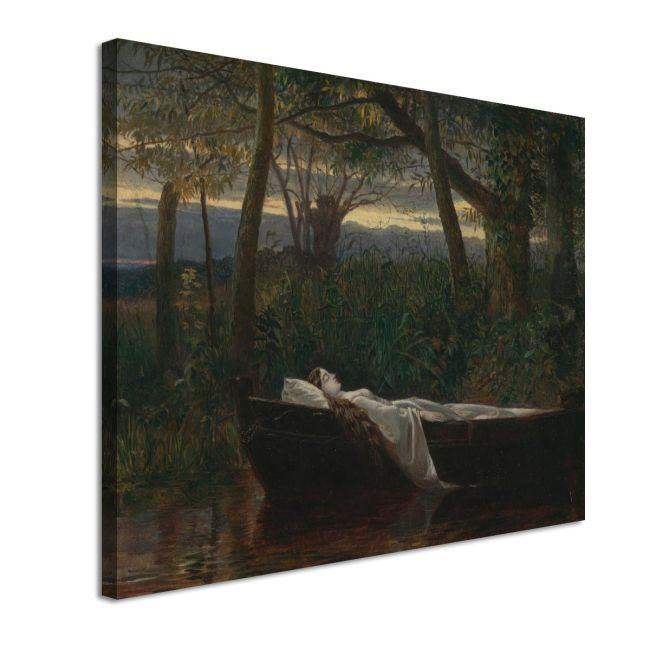 Πίνακας σε καμβά The Lady of Shalott Walter Crane Καμβάς τελαρωμένος