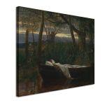 Canvas print The Lady of Shalott, Walter Crane