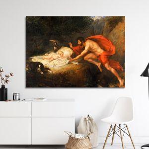 Canvas print The finding of Aesculapius, Giovanni Tognolli