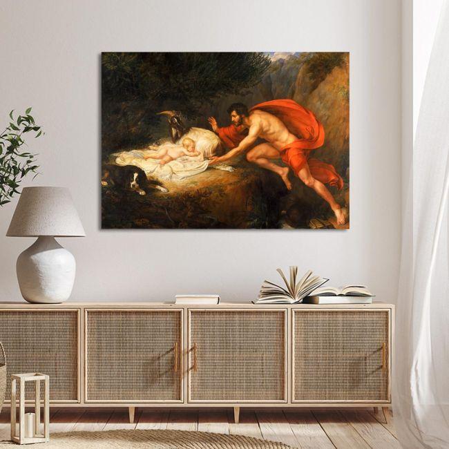 Canvas print The finding of Aesculapius, Giovanni Tognolli