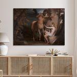 Canvas print The education of Achilles, James Barry