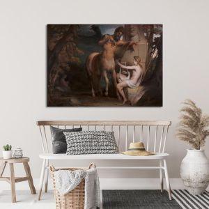 Canvas print The education of Achilles James Barry Framed canvas View 1 2