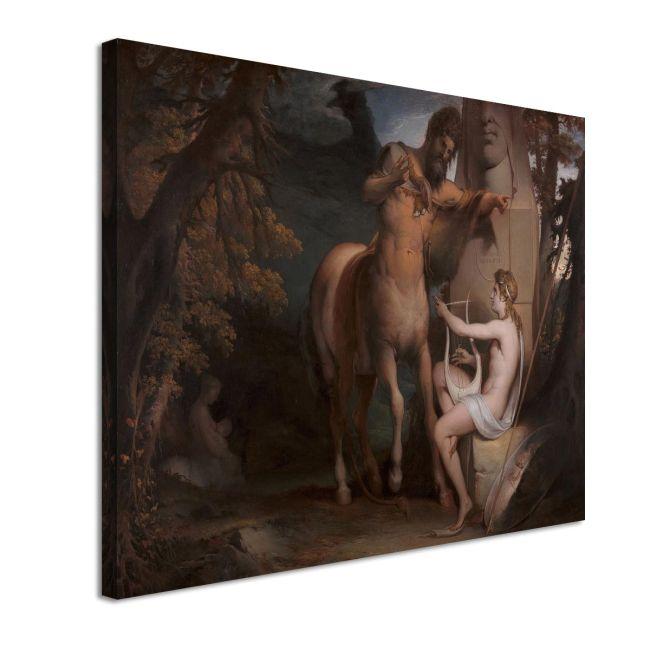 Canvas print The education of Achilles, James Barry