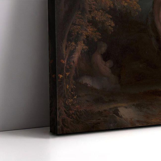 Πίνακας σε καμβά The education of Achilles James Barry  Αφίσα πόστερ με μαύρη κορνίζα