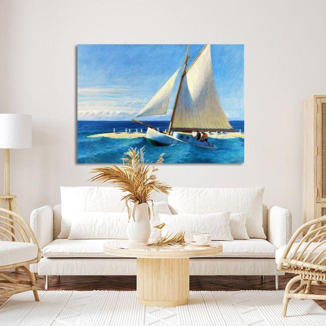 Canvas print Sailing, Hopper E.