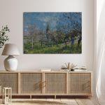Canvas print Orchard in spring, Sisley Alfred