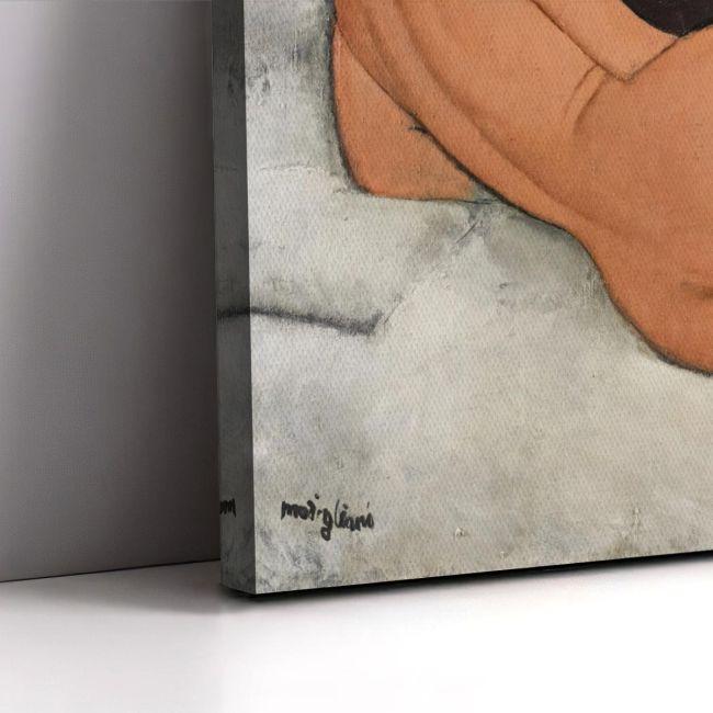 Canvas print Nude looking over her right shoulder, Modigliani