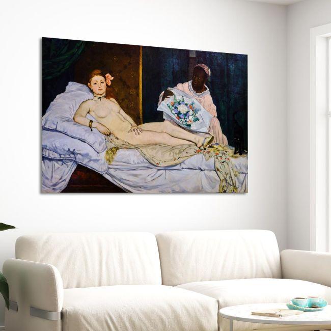 Canvas print Olympia, Manet Edouard