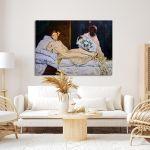 Canvas print Olympia, Manet Edouard