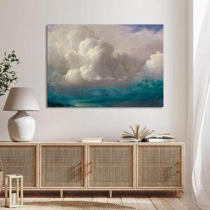 Πίνακας ζωγραφικής Storm clouds Bierstadt A Καμβάς τελαρωμένος Όψη 1 2