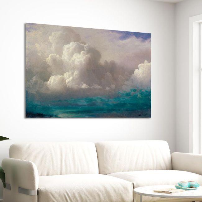 Canvas print Storm clouds, Bierstadt A