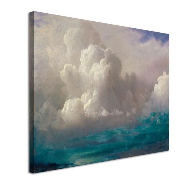 Πίνακας ζωγραφικής Storm clouds Bierstadt A Καμβάς τελαρωμένος