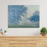 Canvas print Sunrise in the mist, Picabia F