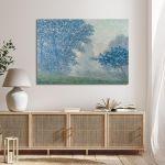 Canvas print Sunrise in the mist, Picabia F