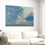 Canvas print Sunrise in the mist, Picabia F