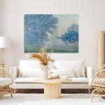 Canvas print Sunrise in the mist, Picabia F