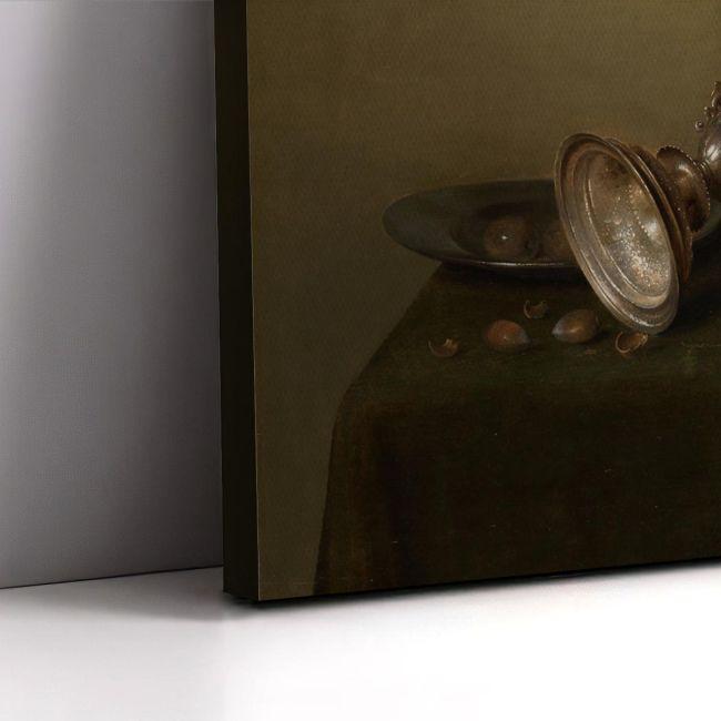 Πίνακας ζωγραφικής Still life with a gilded beer tankard Willem Claesz  Αφίσα πόστερ με μαύρη κορνίζα