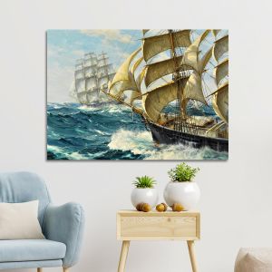 Canvas print Racing clippers, Vickery C