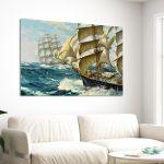Canvas print Racing clippers, Vickery C